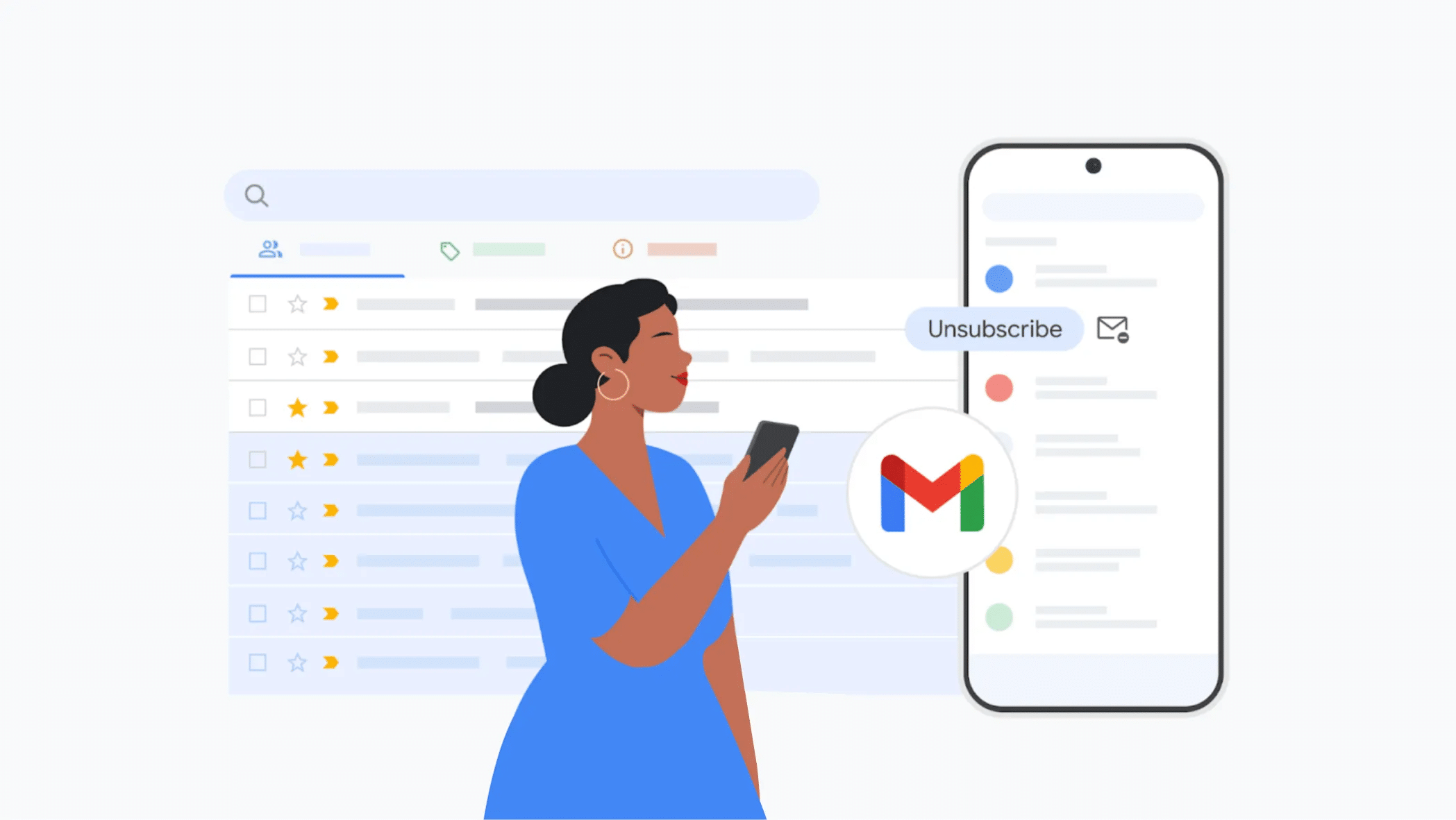 Novo recurso do Gmail para cancelar assinaturas