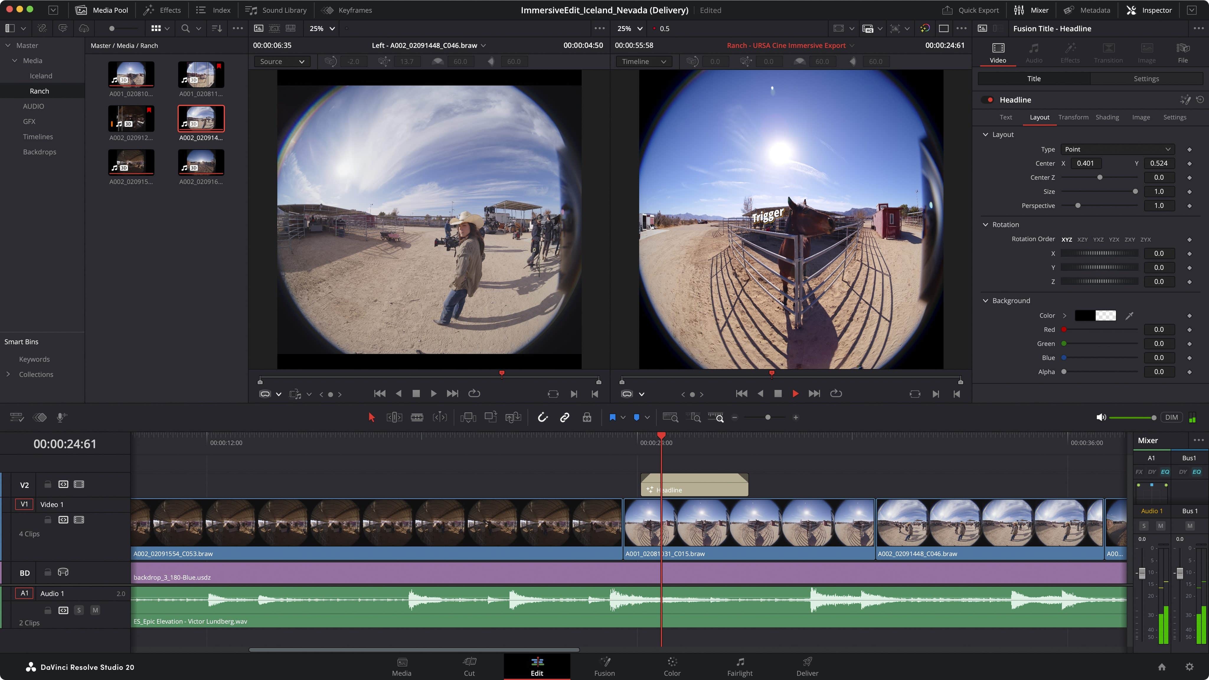 DaVinci Resolve 20.1 suporta fluxo de edição completo do Apple