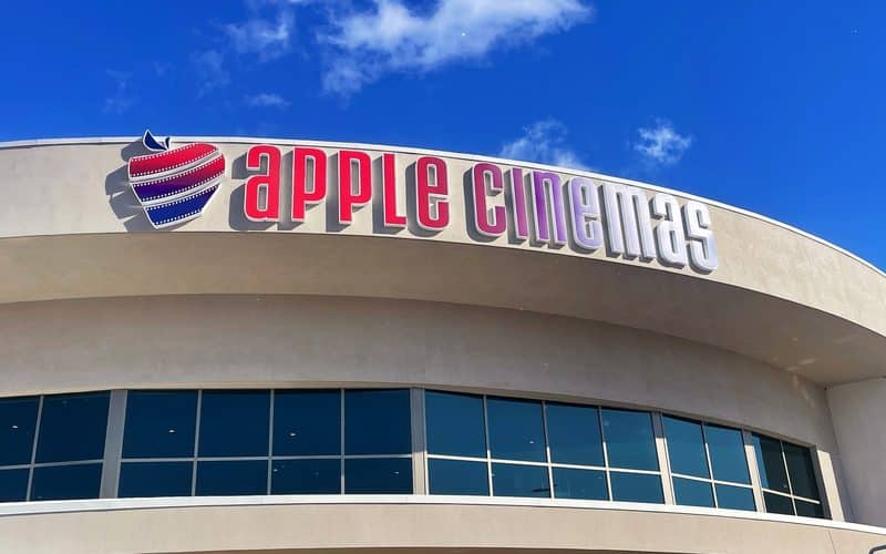Fachada de unidade do Apple Cinemas