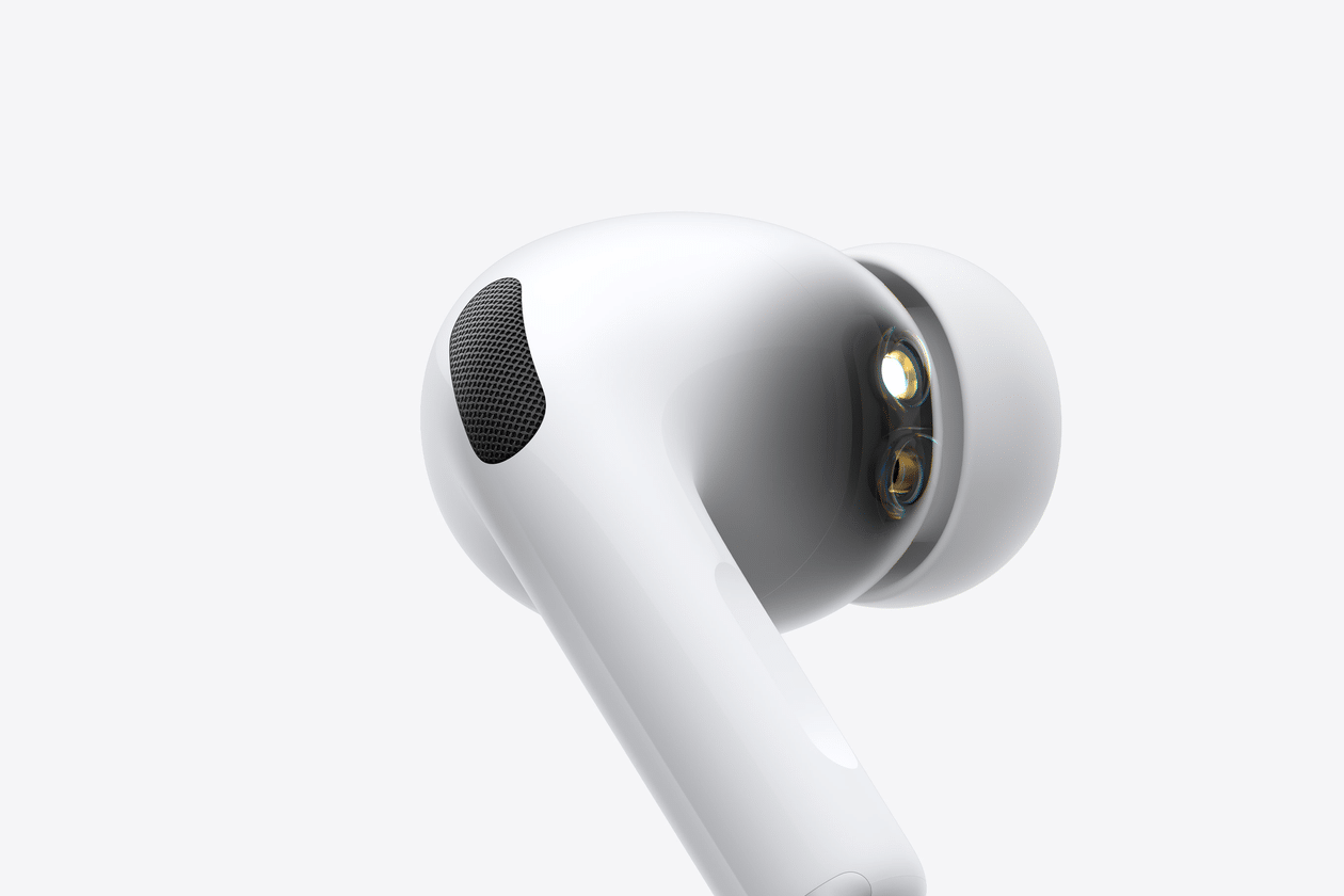 Sensor de batimentos cardíacos dos AirPods Pro 3