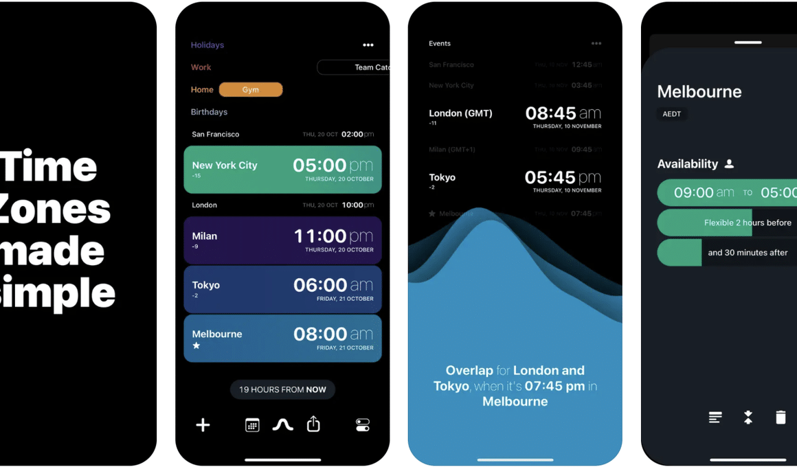 Overlap: World Clock Widget