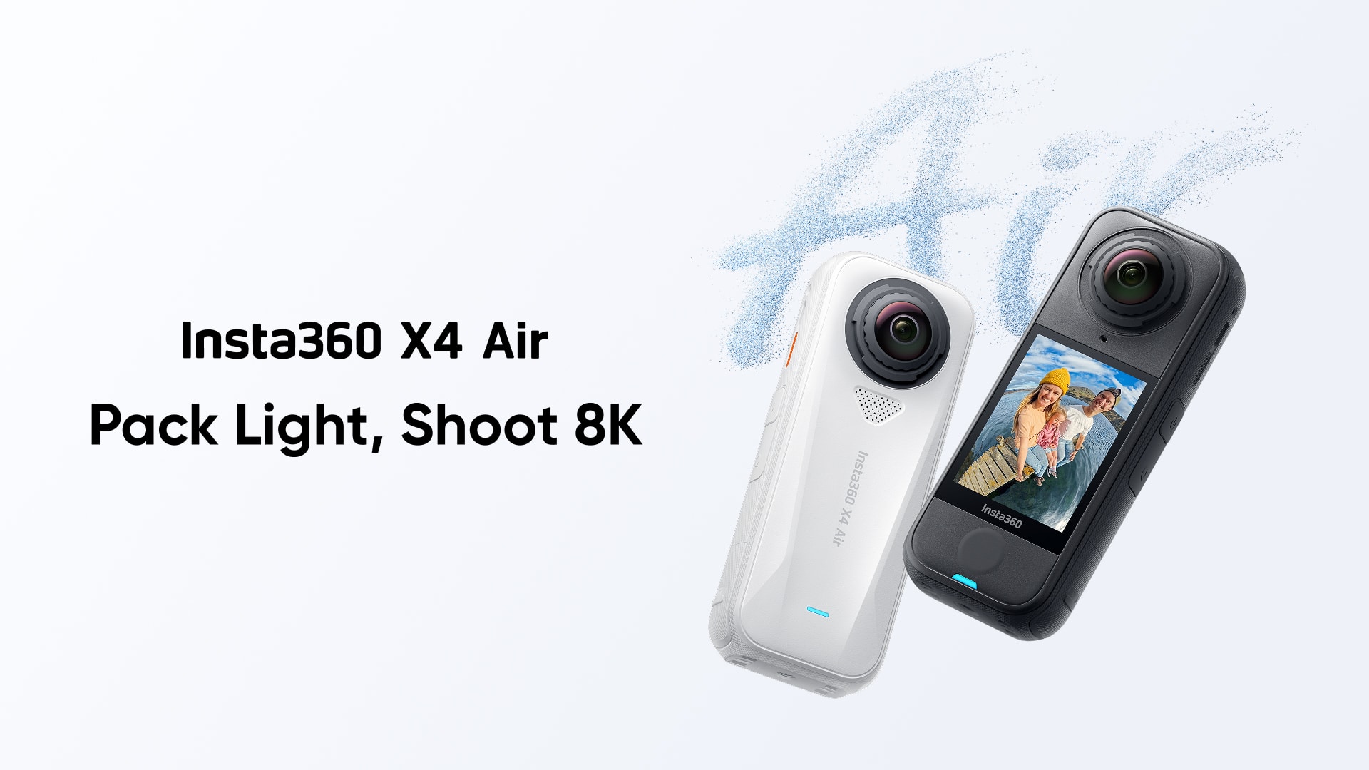 Câmera Insta360 X4 Air chega com tamanho reduzido, lentes