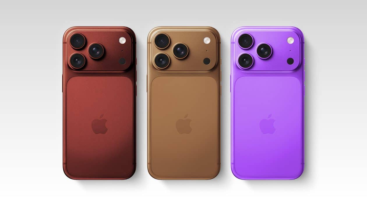 Supostas novas cores dos "iPhones 18 Pro"