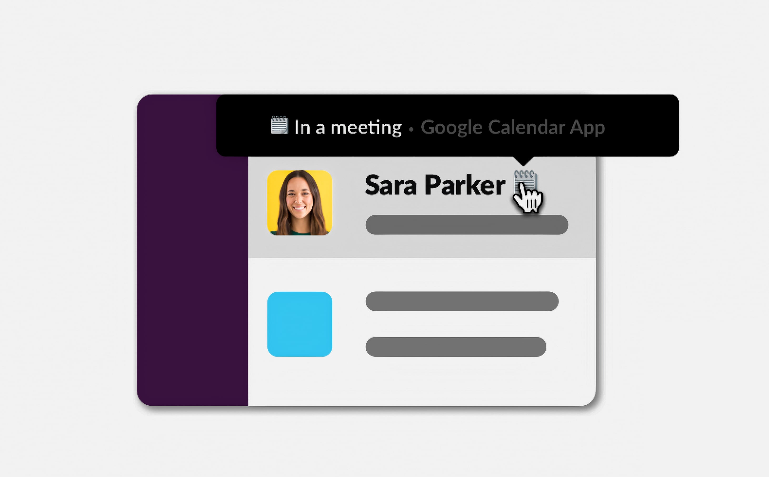 Google Calendar no Slack
