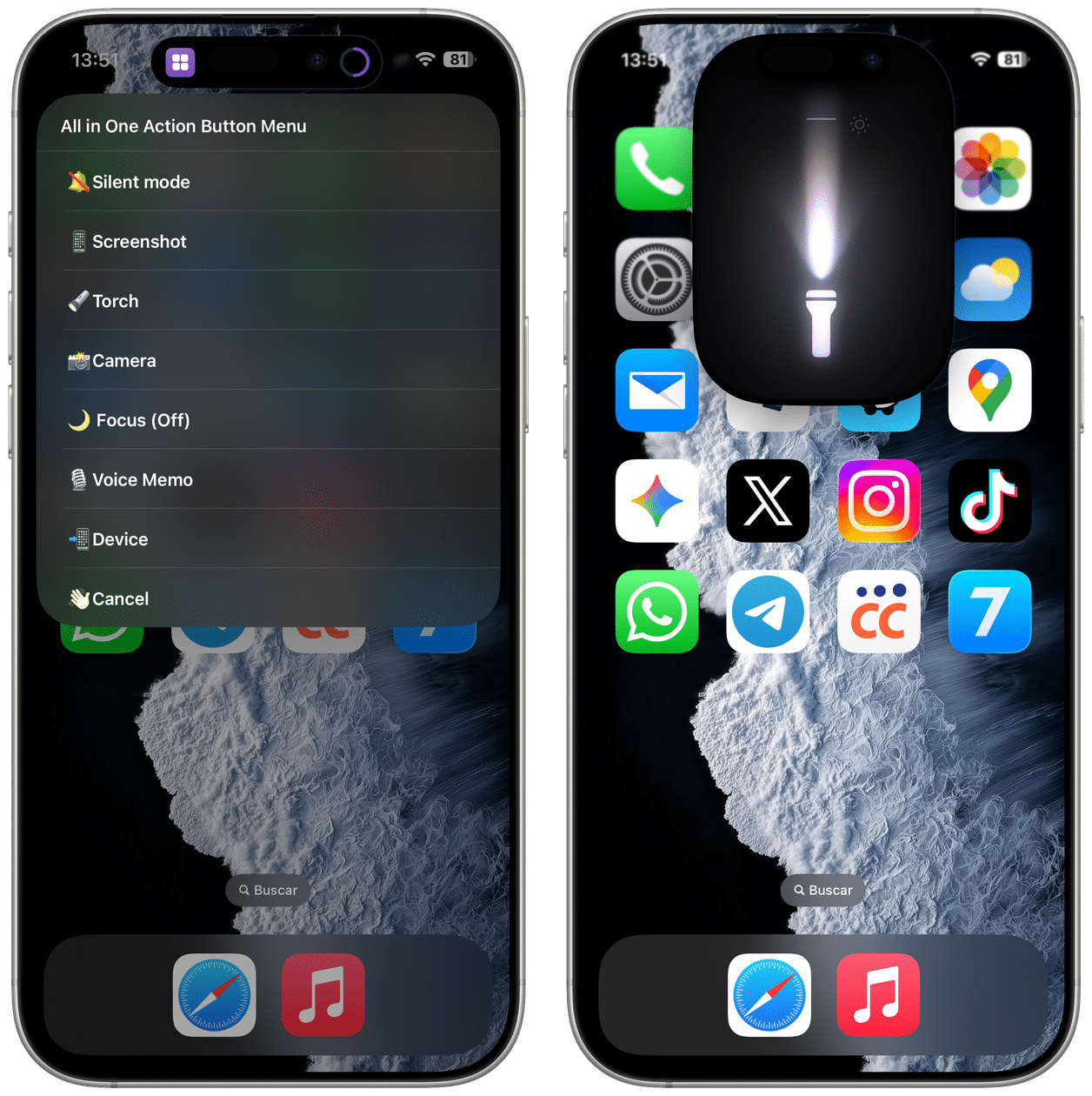 Atalho All in One Action Button