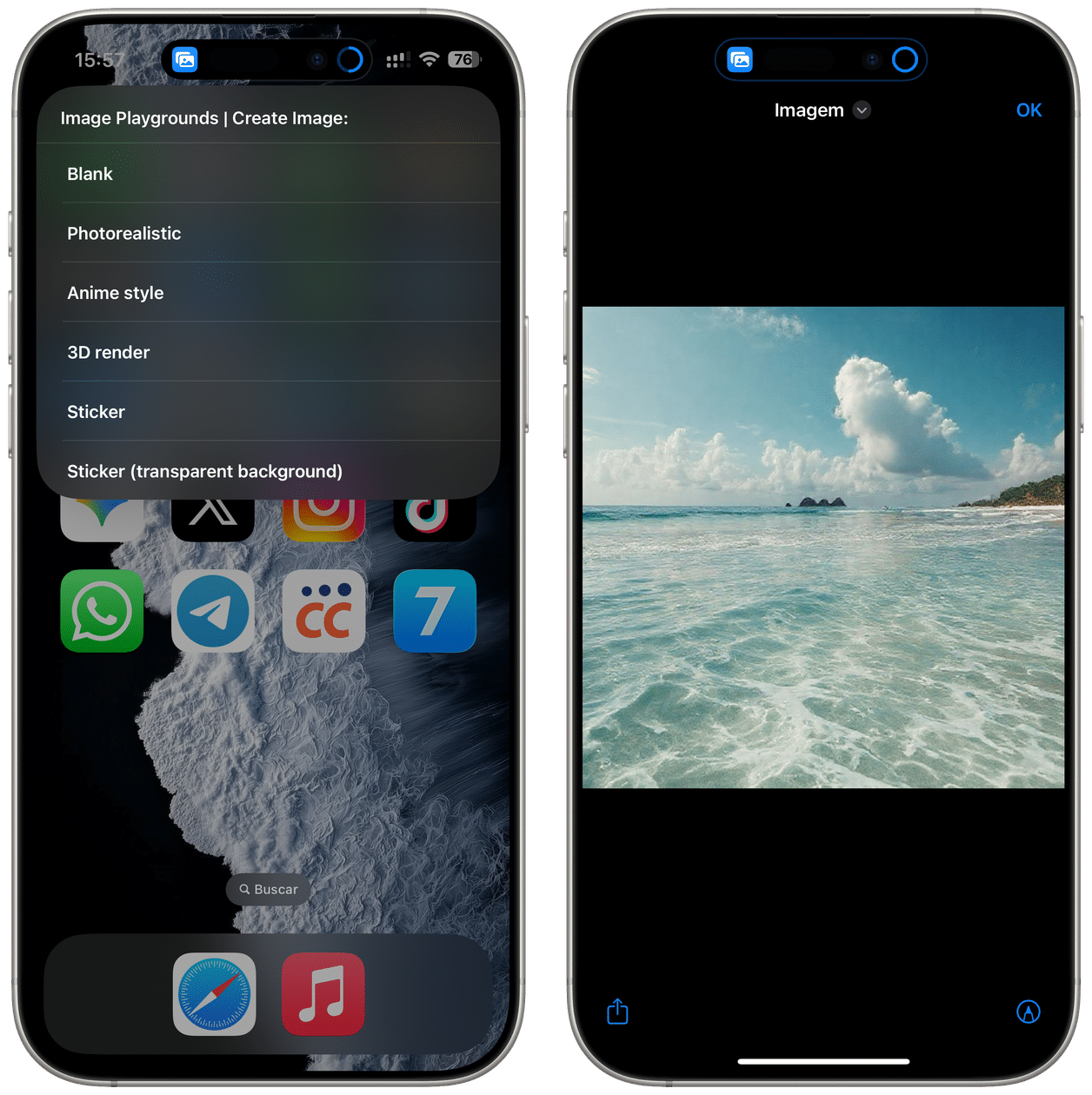 Atalho Image Playgrounds 3