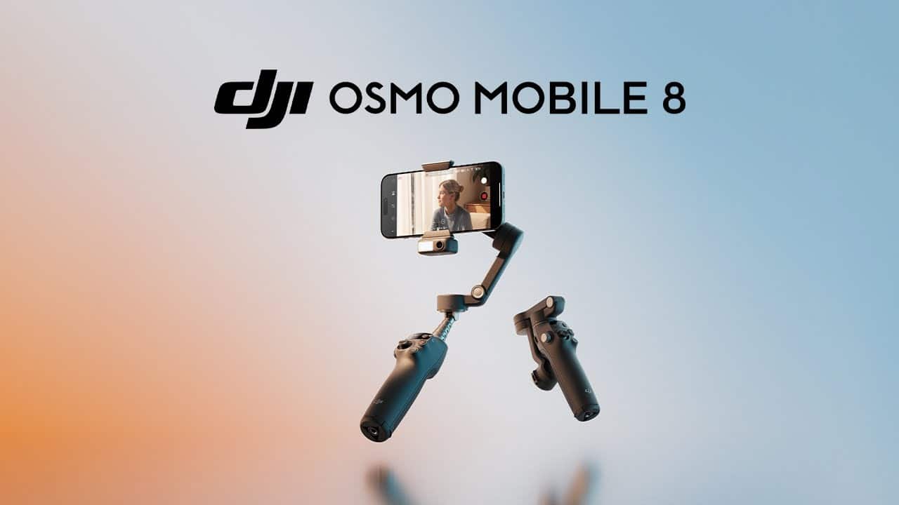 DJI lança Osmo Mobile 8 com rotação de 360°, suporte ao Apple