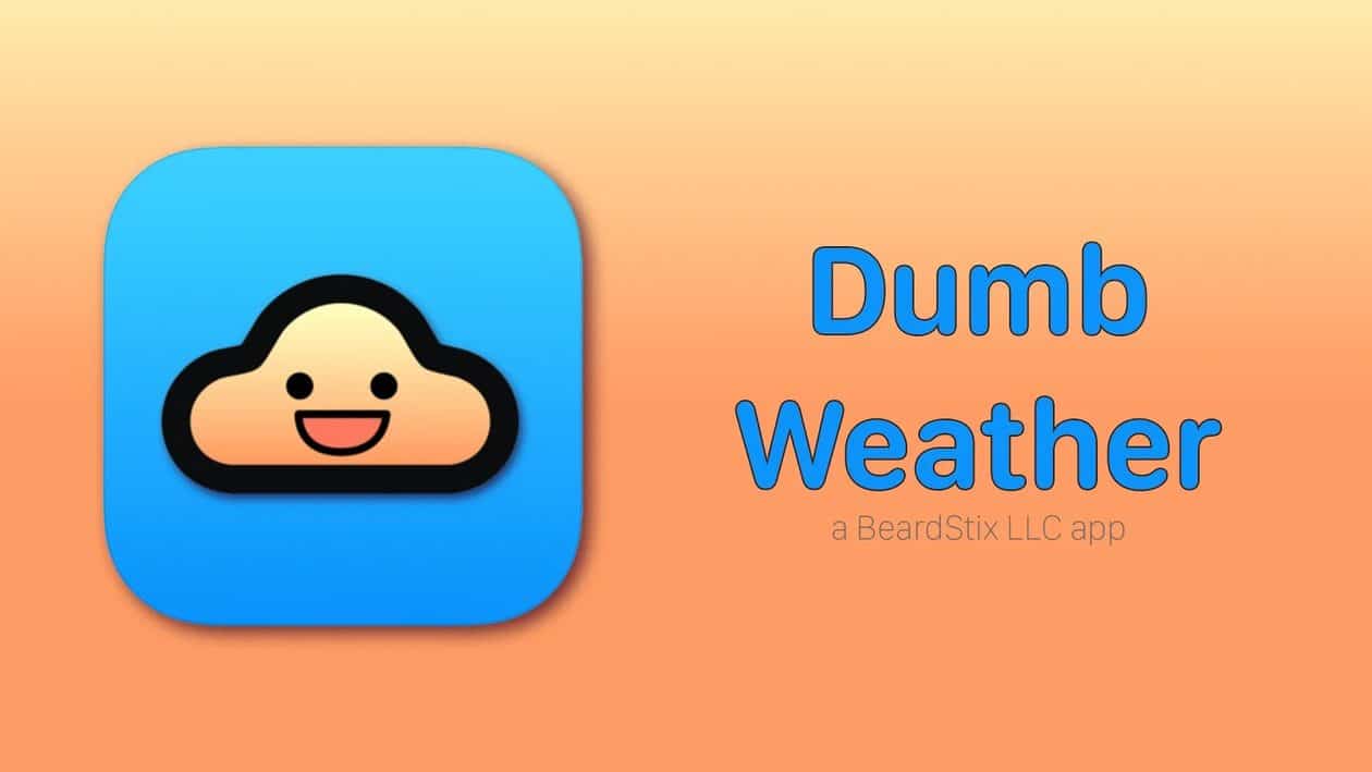 Dumb Weather é um app que fornece informações precisas sobre o tempo, sem distrações