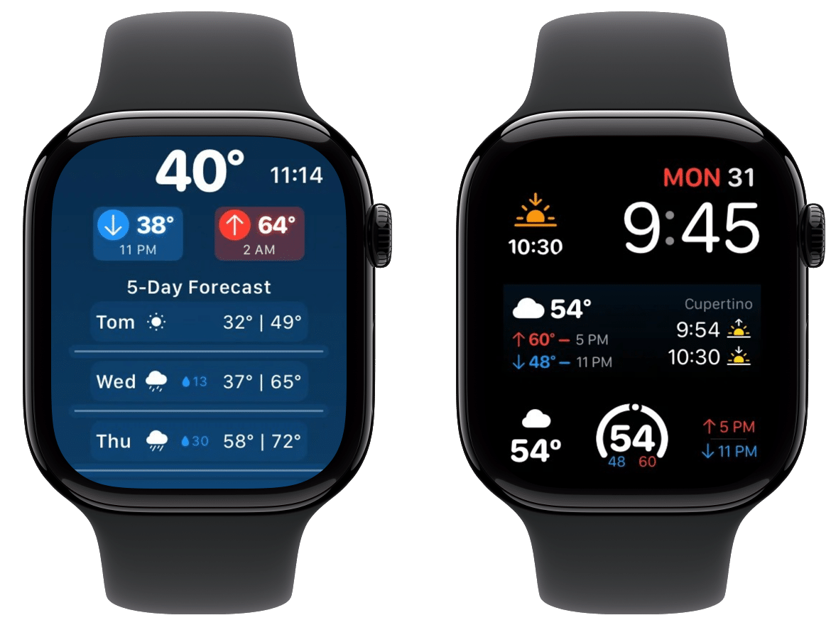 Dumb Weather para Apple Watch