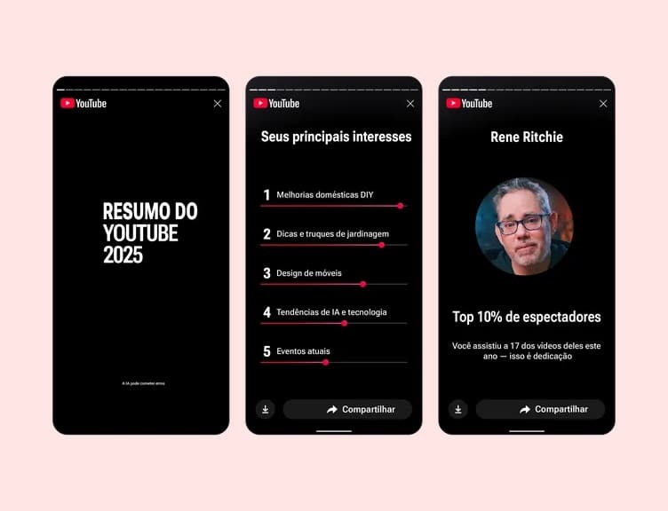YouTube libera a sua primeira retrospectiva anual de vídeos