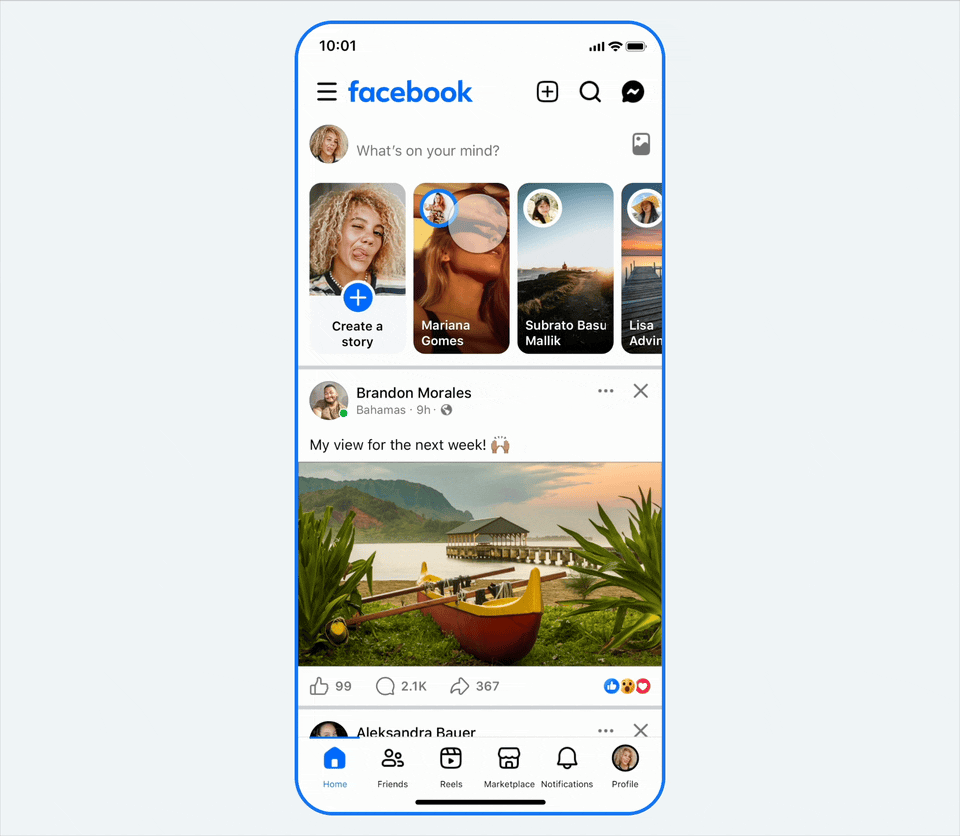 Redesign do Facebook