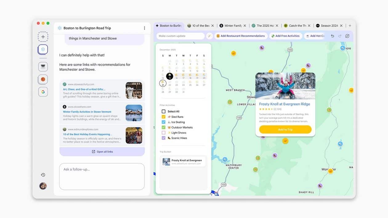 Google Disco é apresentado como uma nova forma de navegar na web com IA