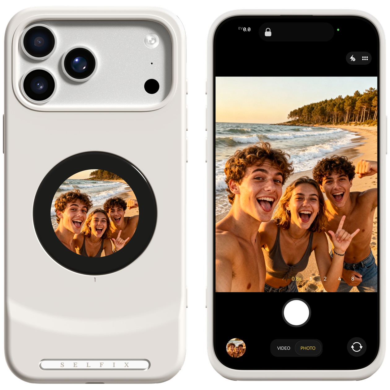 Case Selfix para iPhone 17 Pro/17 Pro Max