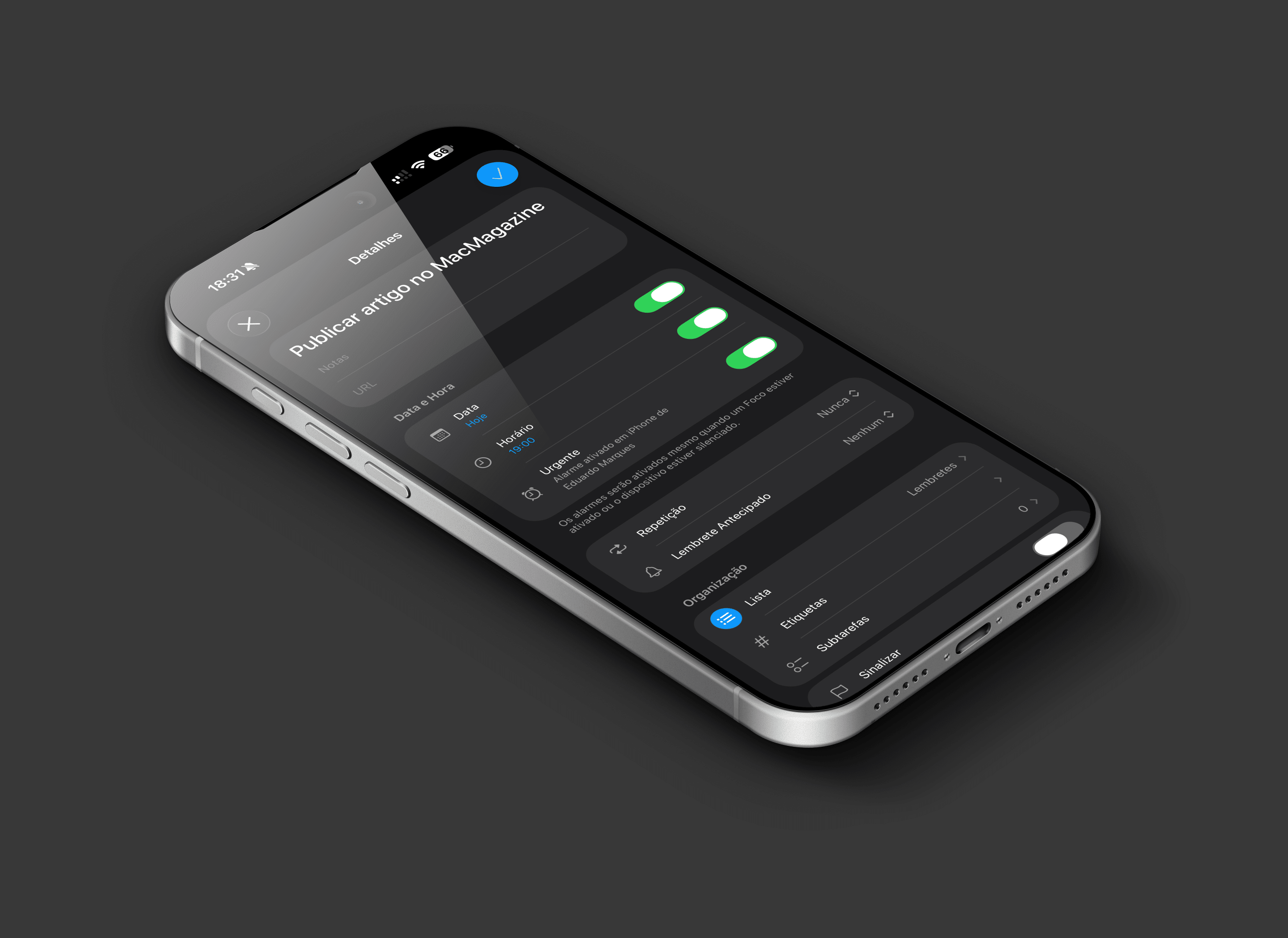 Como colocar um alarme em um lembrete importante [iPhone, iPad e Mac]