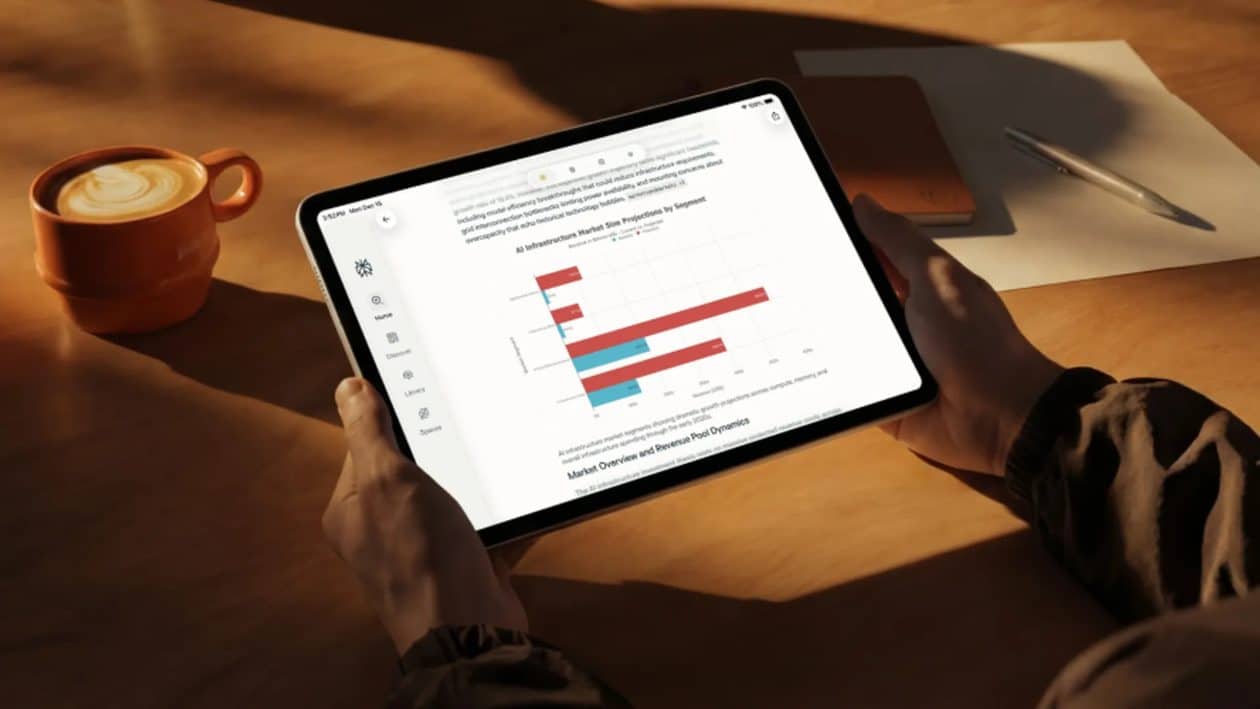 Perplexity atualiza seu app para iPad com multitarefa e recursos de busca