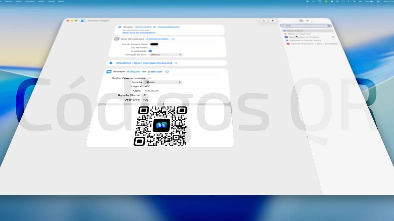 Vídeo: como criar e personalizar códigos QR usando o app Atalhos (Shortcuts)