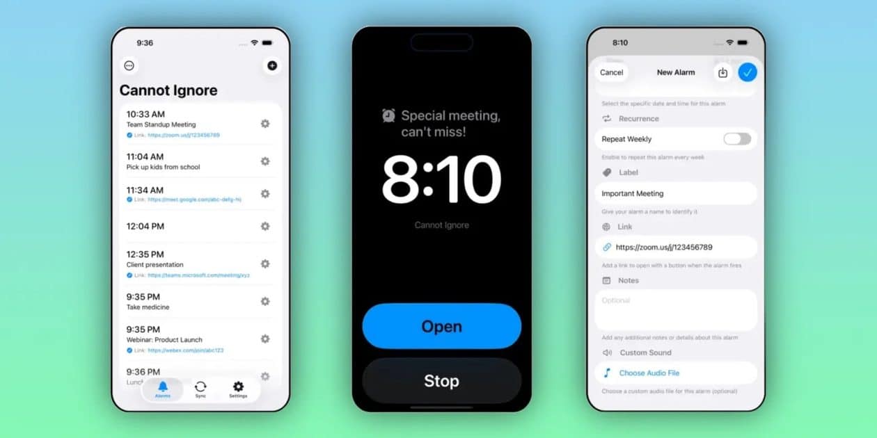 Cannot Ignore adiciona alarmes em tela cheia a todos os eventos no iOS