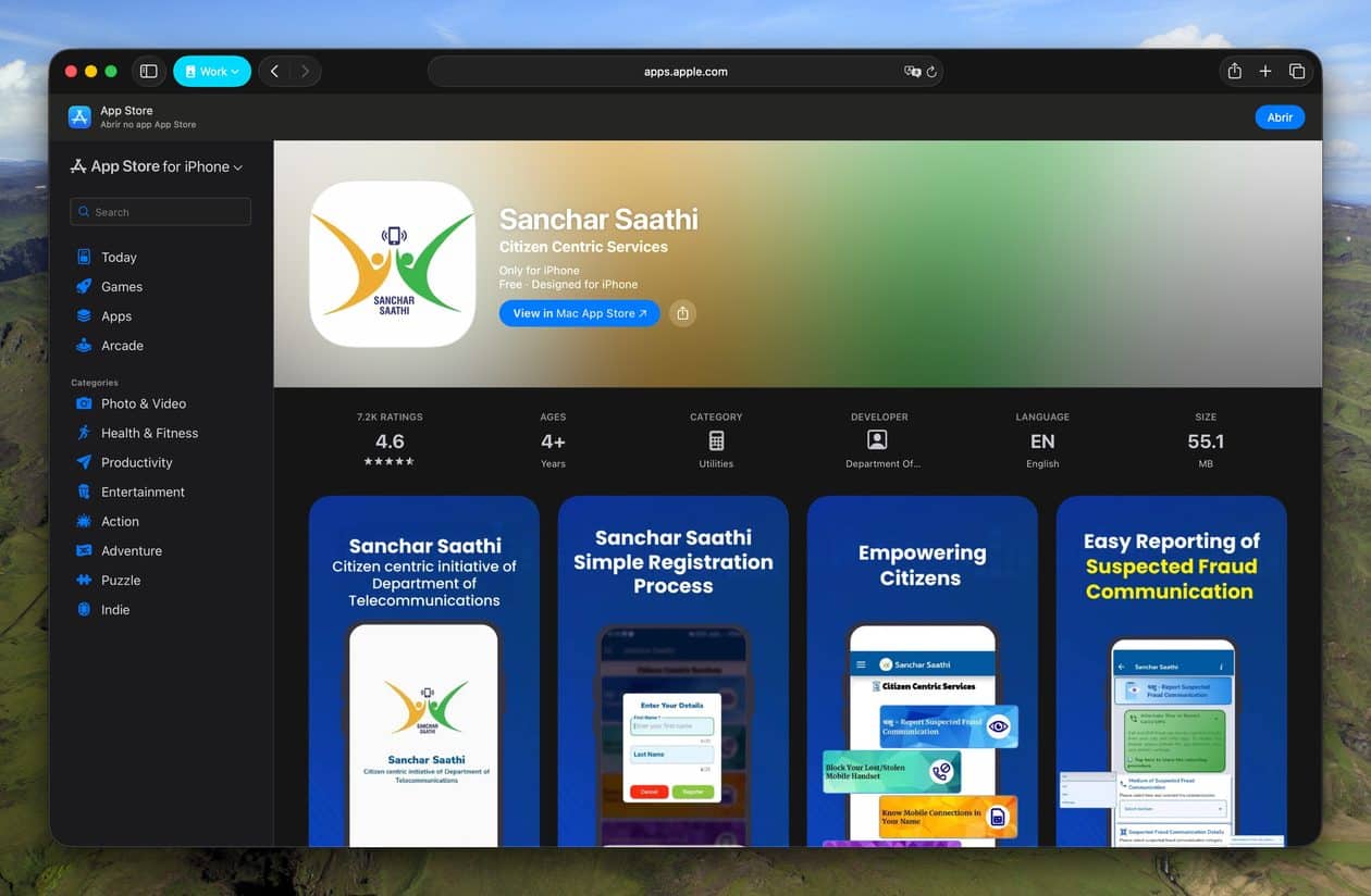 Índia desiste de obrigar Apple a pré-instalar aplicativo em iPhones