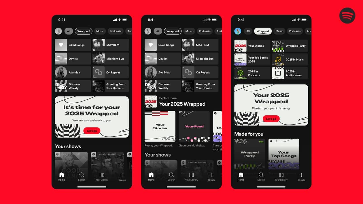 Spotify libera Wrapped 2025 com modo “competitivo”