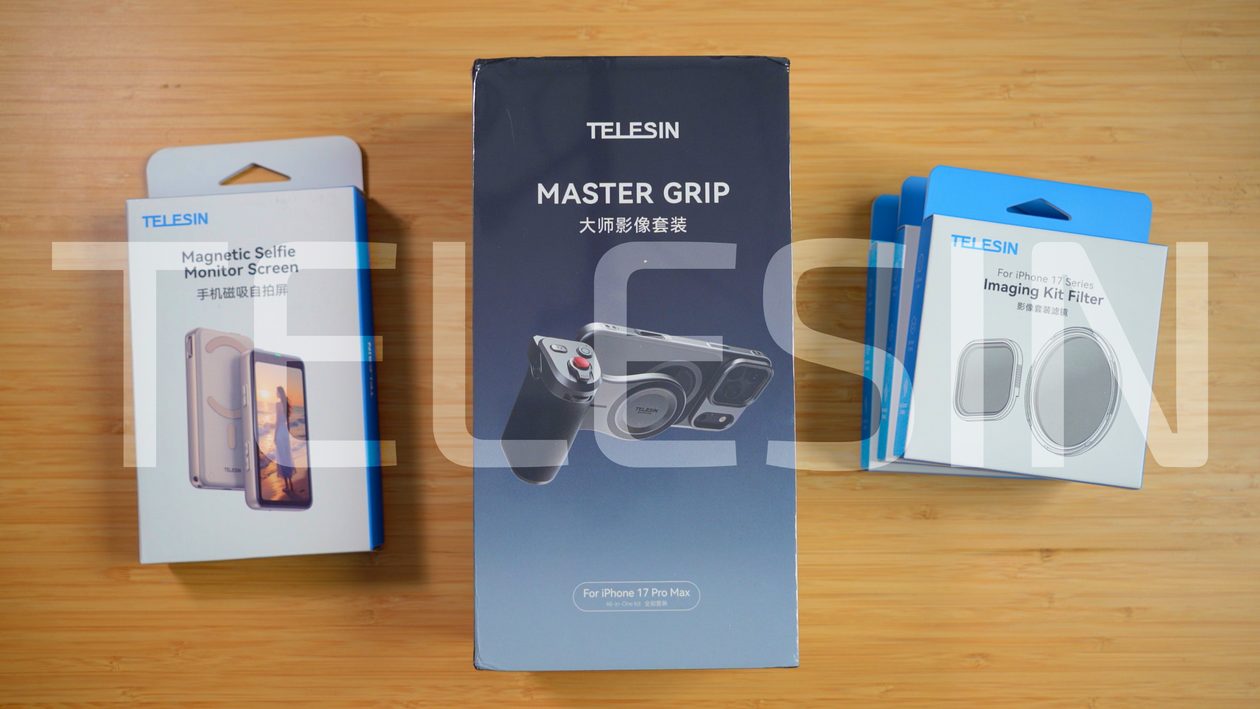 Vídeo: Master Grip para iPhone 17 Pro + monitor magnético da TELESIN