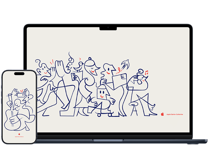 Wallpaper para a nova Apple Sainte-Catherine