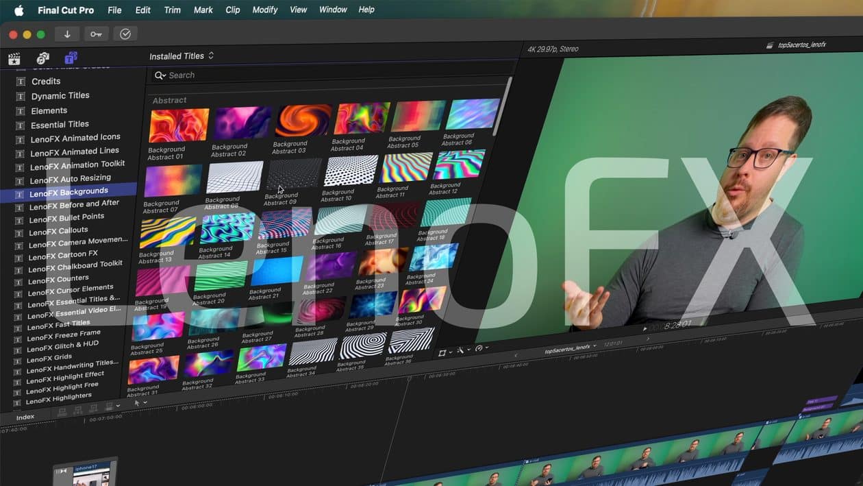 Vídeo: LenoFX tem tudo o que você precisa para turbinar o Final Cut Pro
