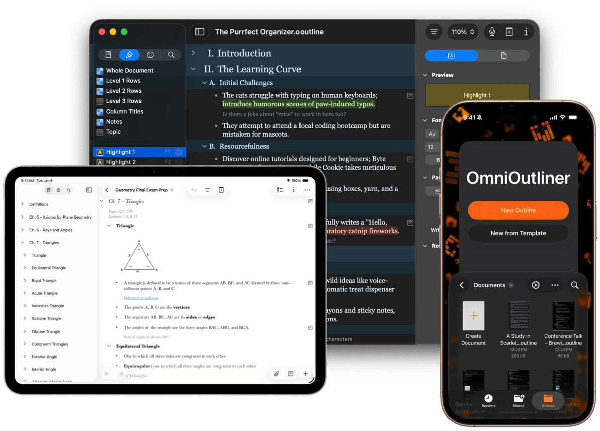 OmniOutliner 6