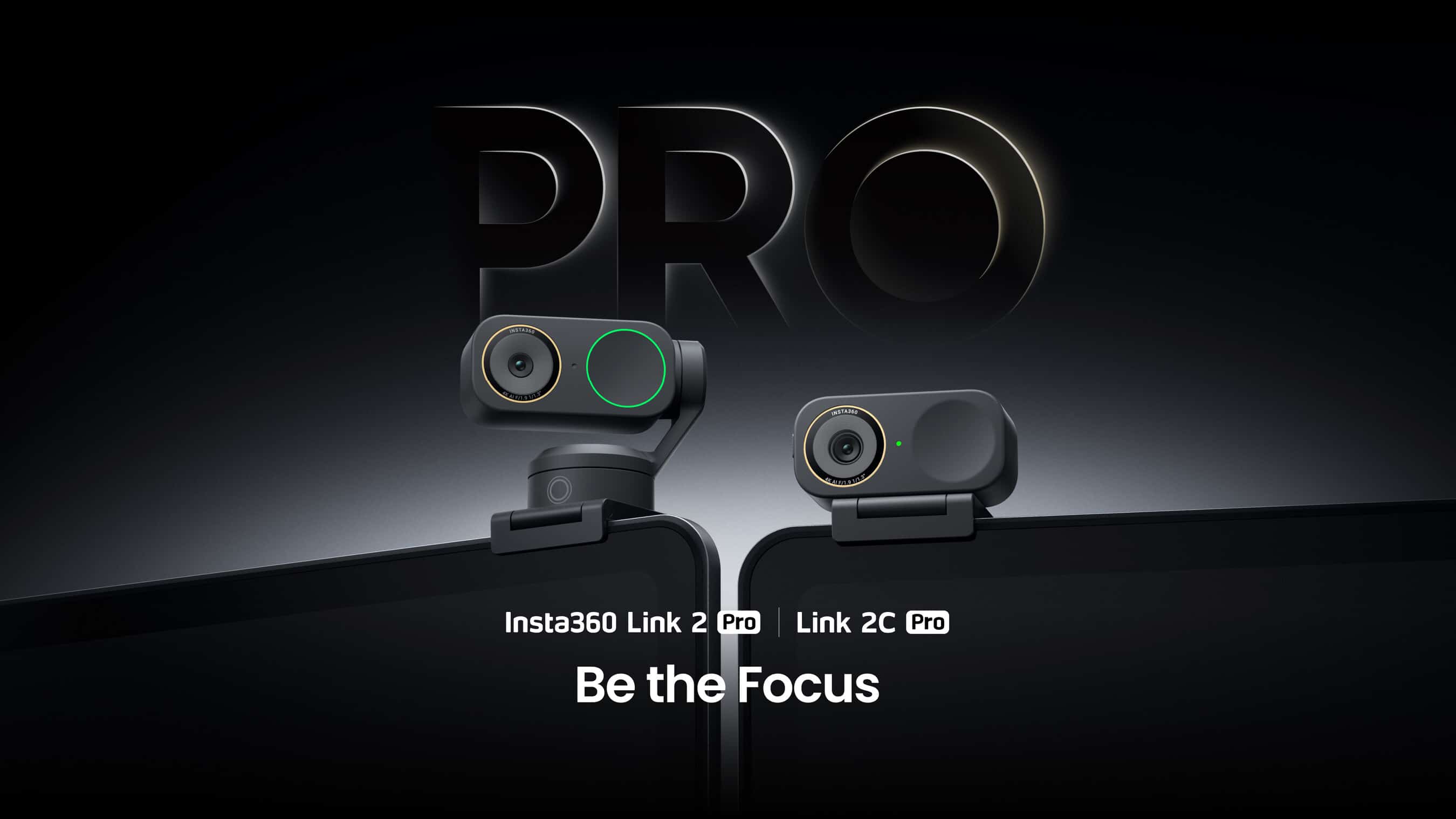 Insta360 lança Link 2 Pro e Link 2C Pro, webcams 4K com novos