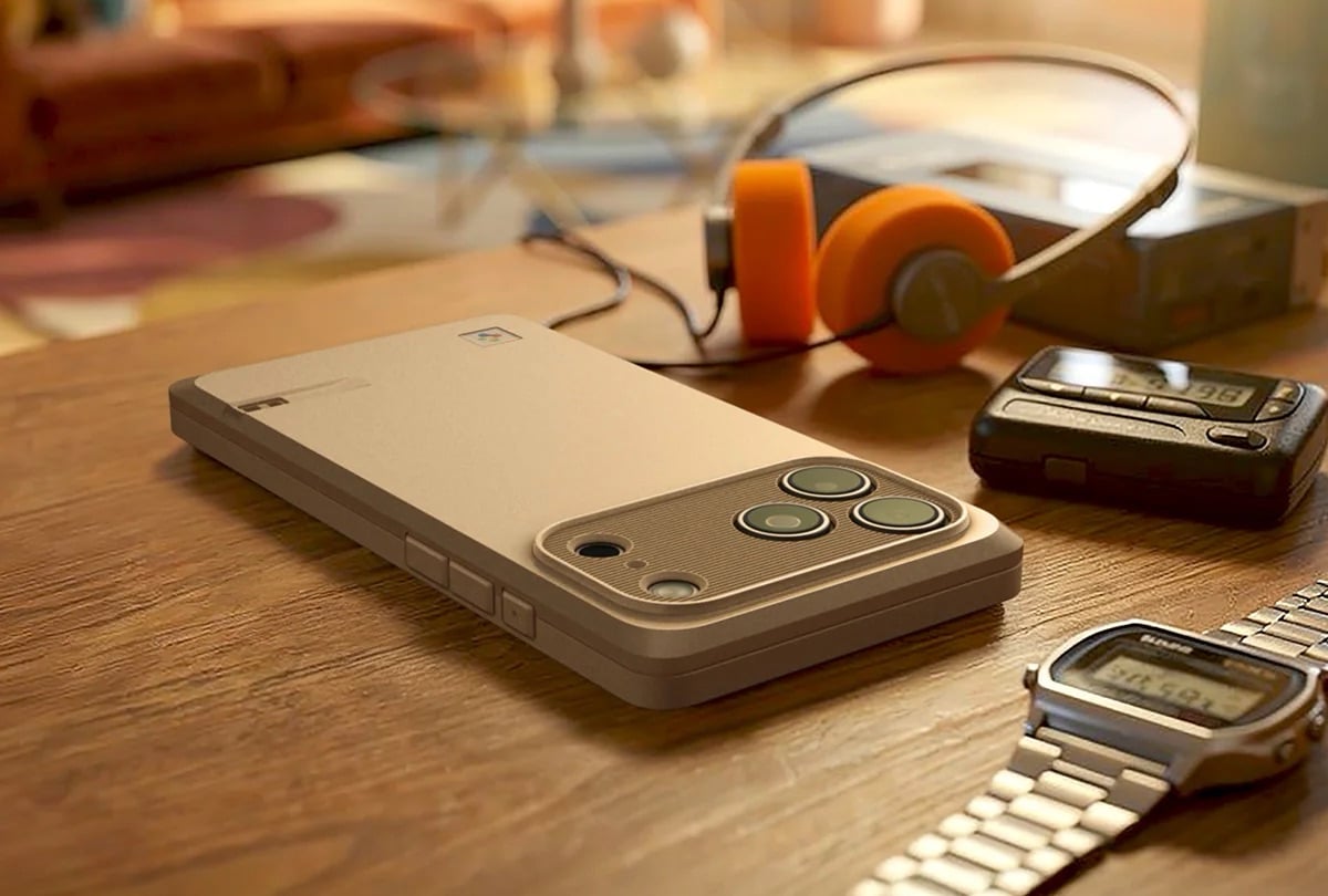 Spigen lança case para os iPhones 17 Pro inspirada no Mac de 1984