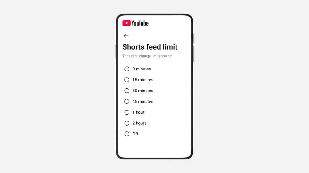 YouTube implementa controles parentais de tempo para os Shorts