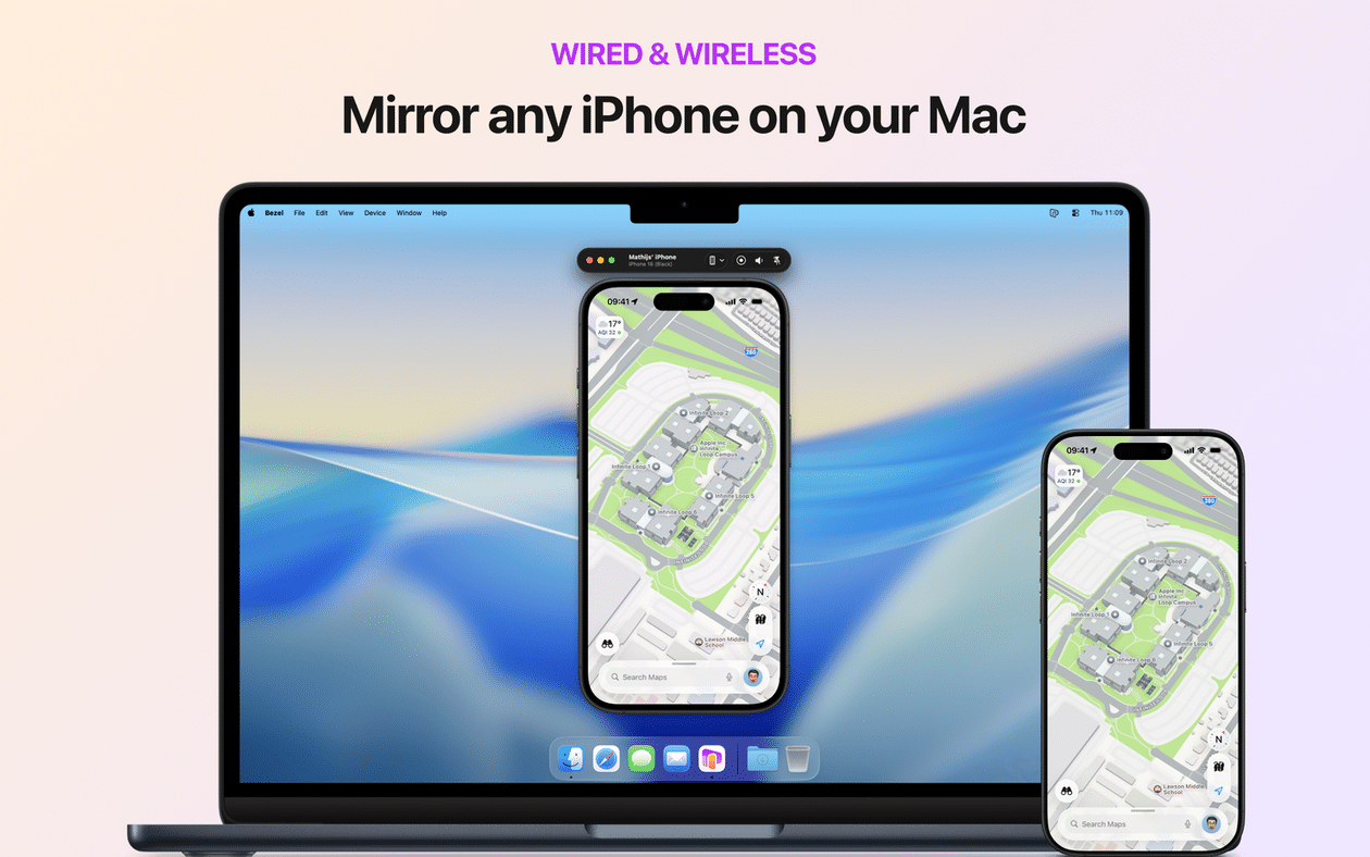Bezel 4.0 é lançado com suporte a espelhamento do iPhone via AirPlay