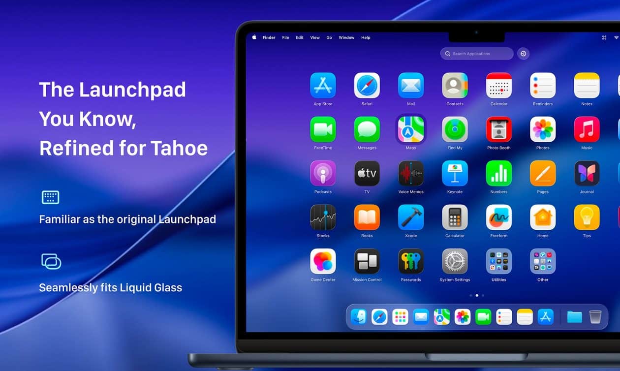 LaunchOS leva versão melhorada do Launchpad ao macOS Tahoe 26