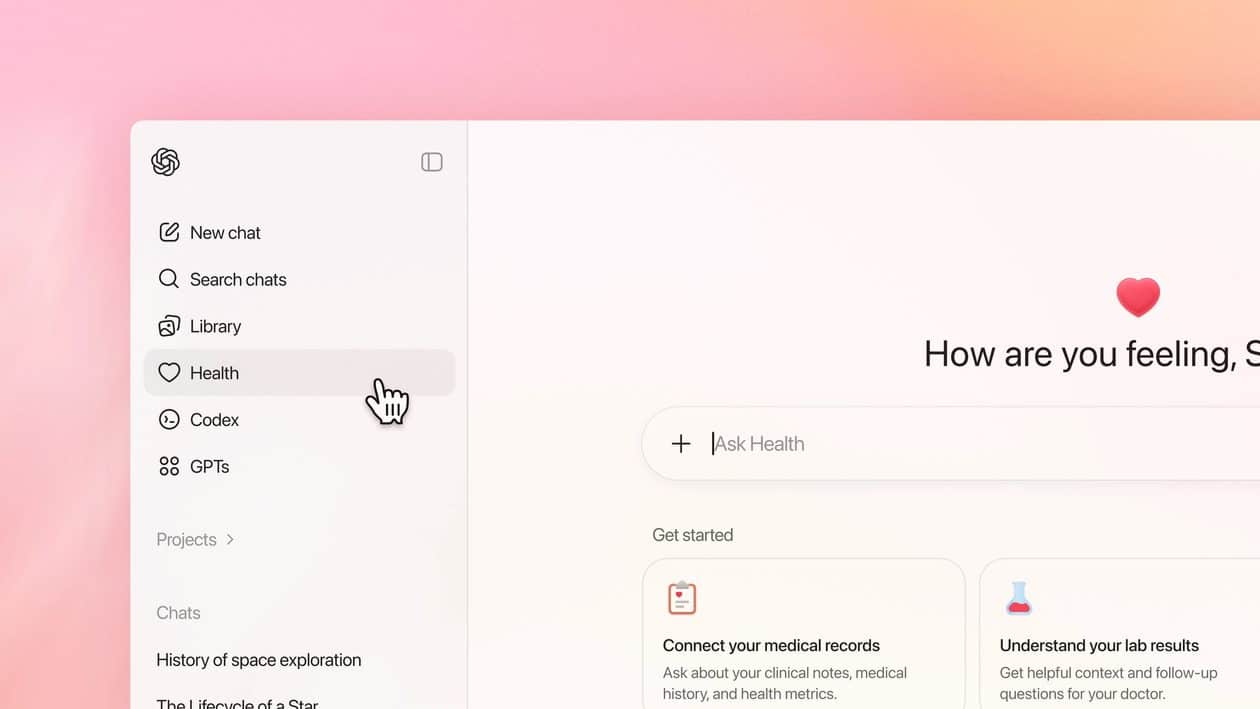Integração do ChatGPT com o app Saúde (da Apple) é alvo de críticas por imprecisão
