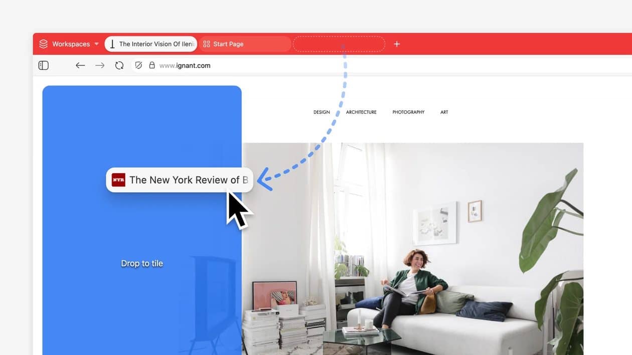 Vivaldi para macOS agora permite organizar abas livremente em mosaico