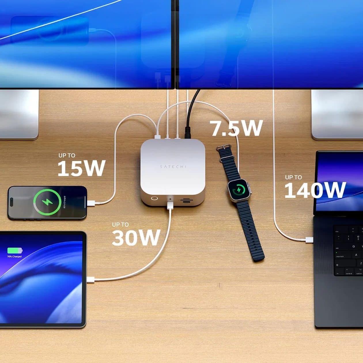 Satechi Thunderbolt 5 CubeDock™ with SSD Enclosure