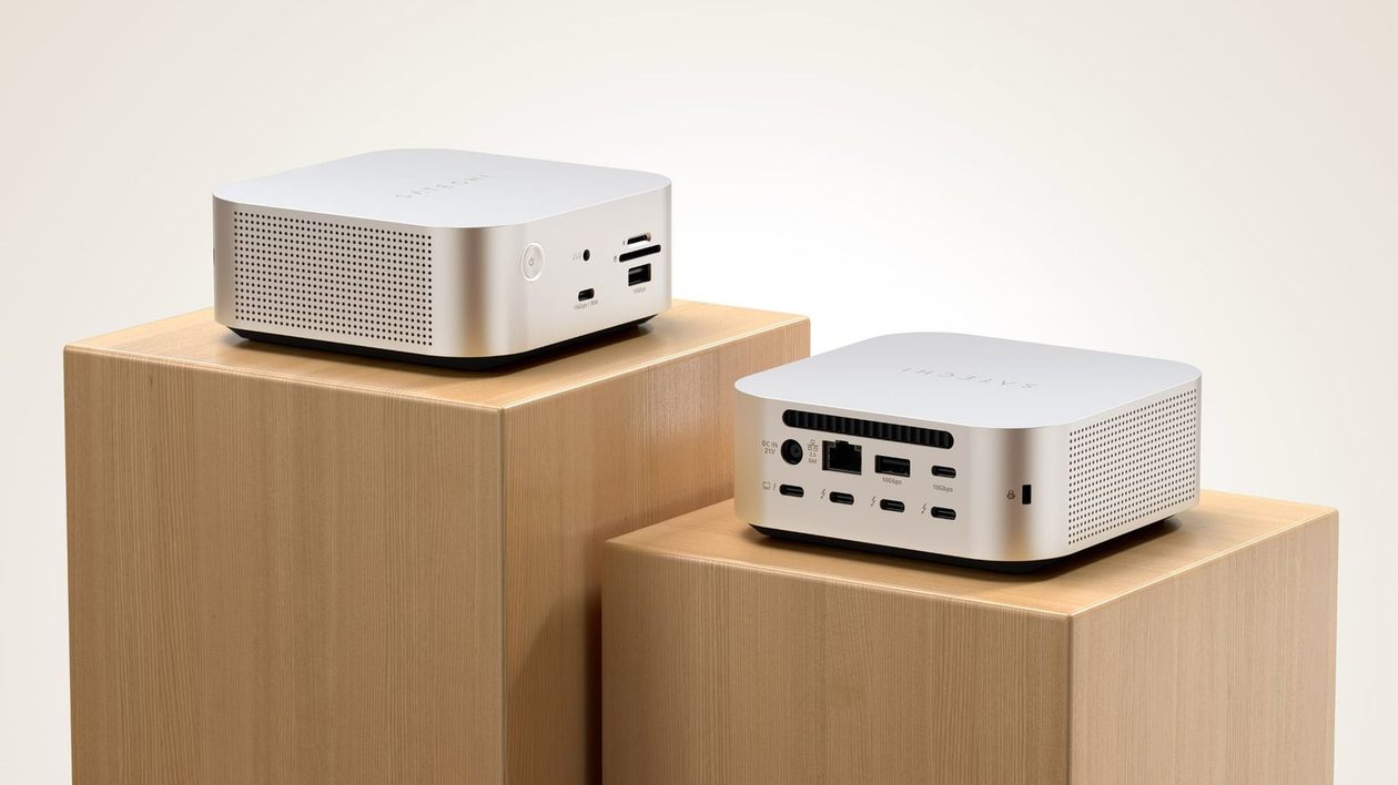 Satechi lança dock Thunderbolt 5 com design em alumínio à la Mac mini