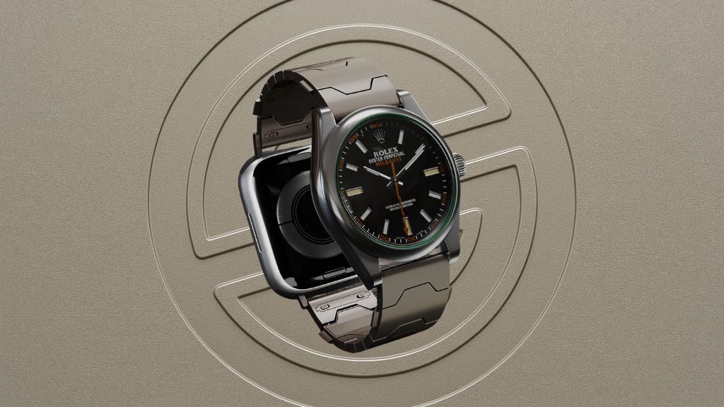 Smartlet One é uma pulseira que permite usar um Rolex e um Apple Watch ao mesmo tempo