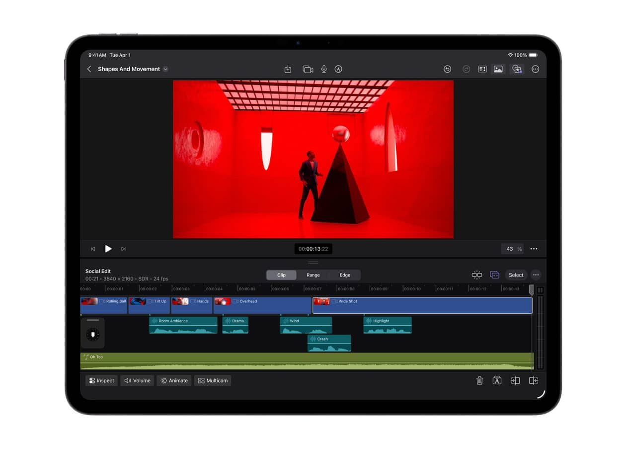 Apple Creator Studio: Final Cut Pro para iPad apresenta bugs e travamentos