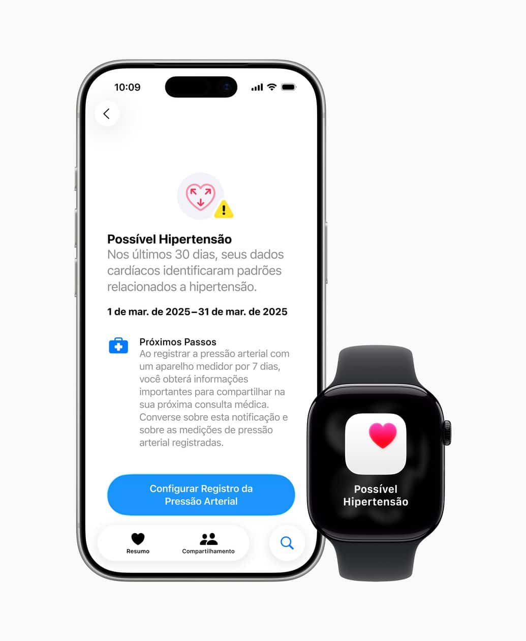 Apple libera notificações de hipertensão do Apple Watch no Brasil