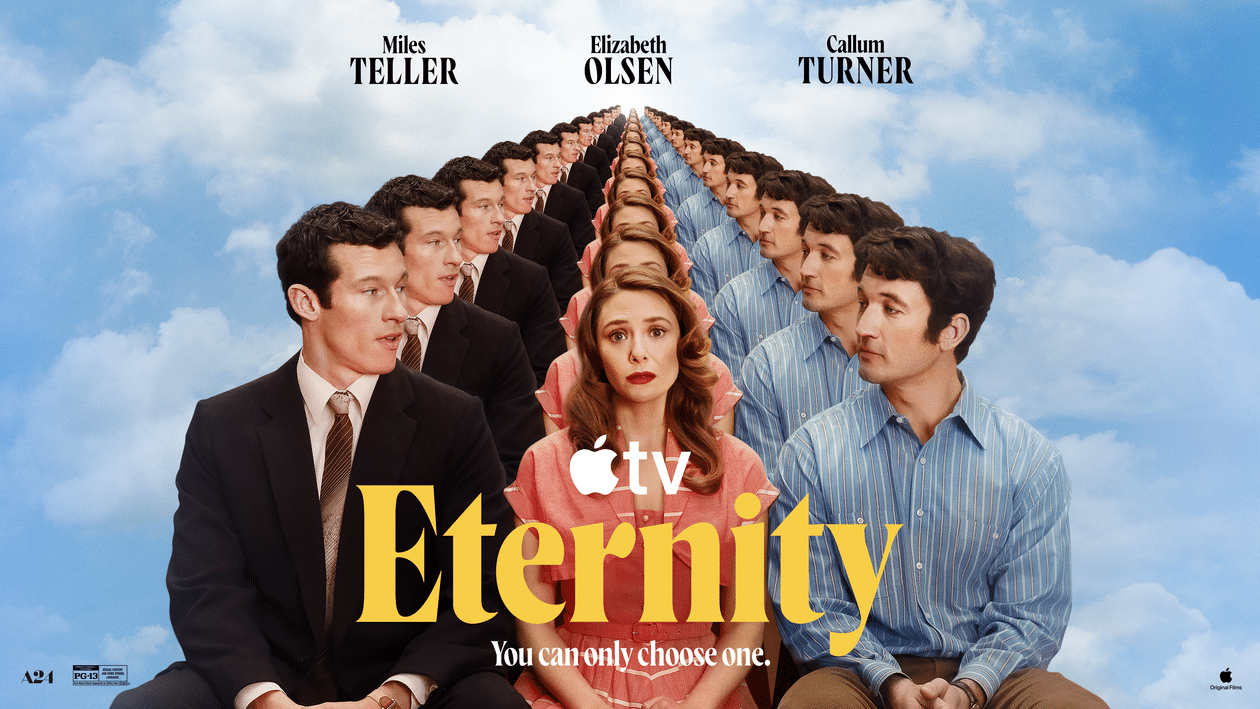 “Eternidade”: filme com Miles Teller, Elizabeth Olsen e Callum Turner chega ao Apple TV