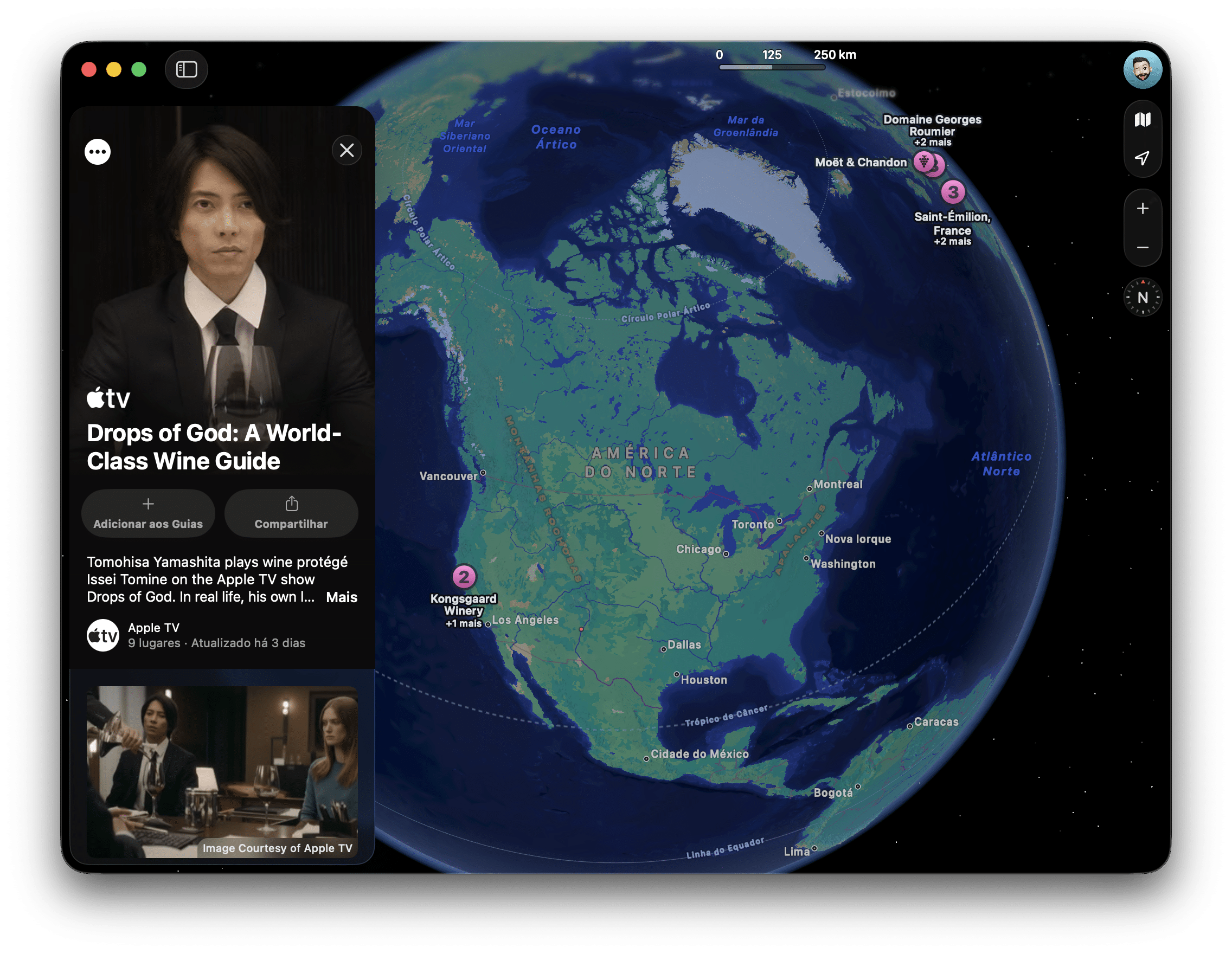 Gotas Divinas no Apple Maps