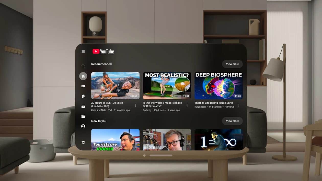 YouTube finalmente rende-se e lança app oficial para o Apple Vision Pro