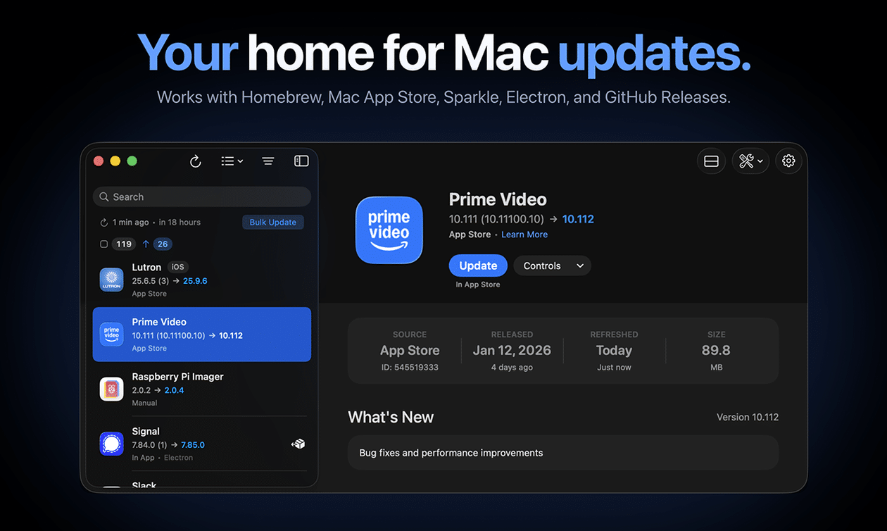 Updatest: utilitário centraliza atualizações de aplicativos no Mac