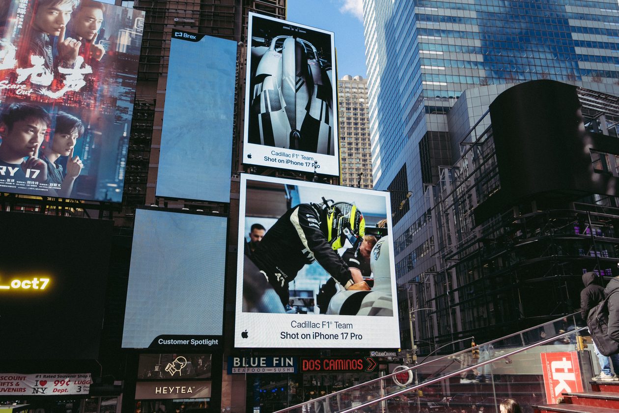 Equipe Cadillac, da Fórmula 1, estrela campanha “Shot on iPhone”