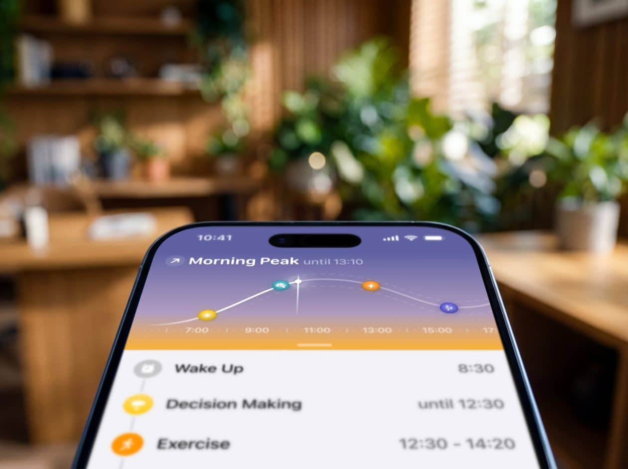 Peaks é um app que analisa dados do sono para prever picos de energia