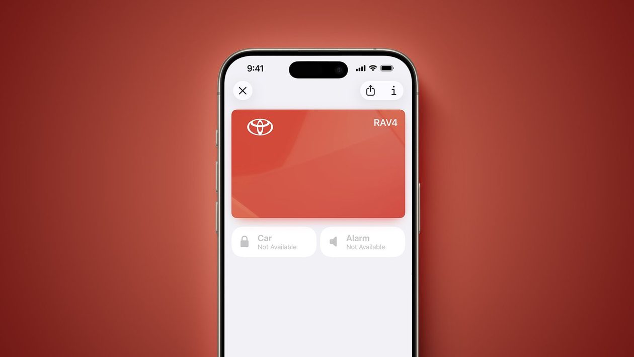 Toyota começa a disponibilizar chaves de carro no app Carteira para iPhones e Apple Watches