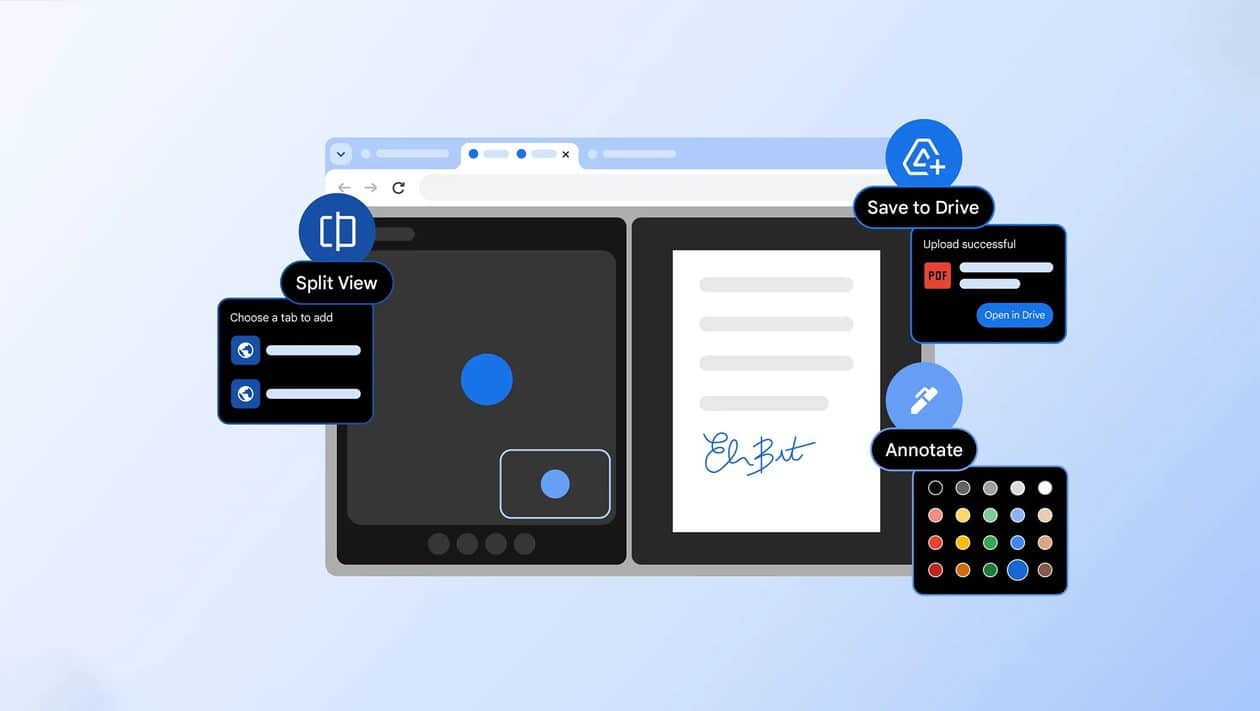 Google Chrome ganha modo Split View, anotações em PDFs e mais