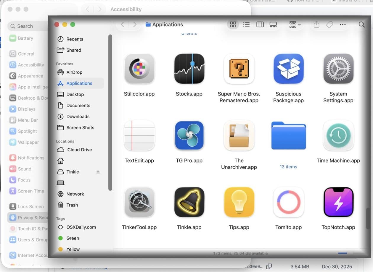 Tinkle é um app que destaca bordas durante trocas de janelas do macOS