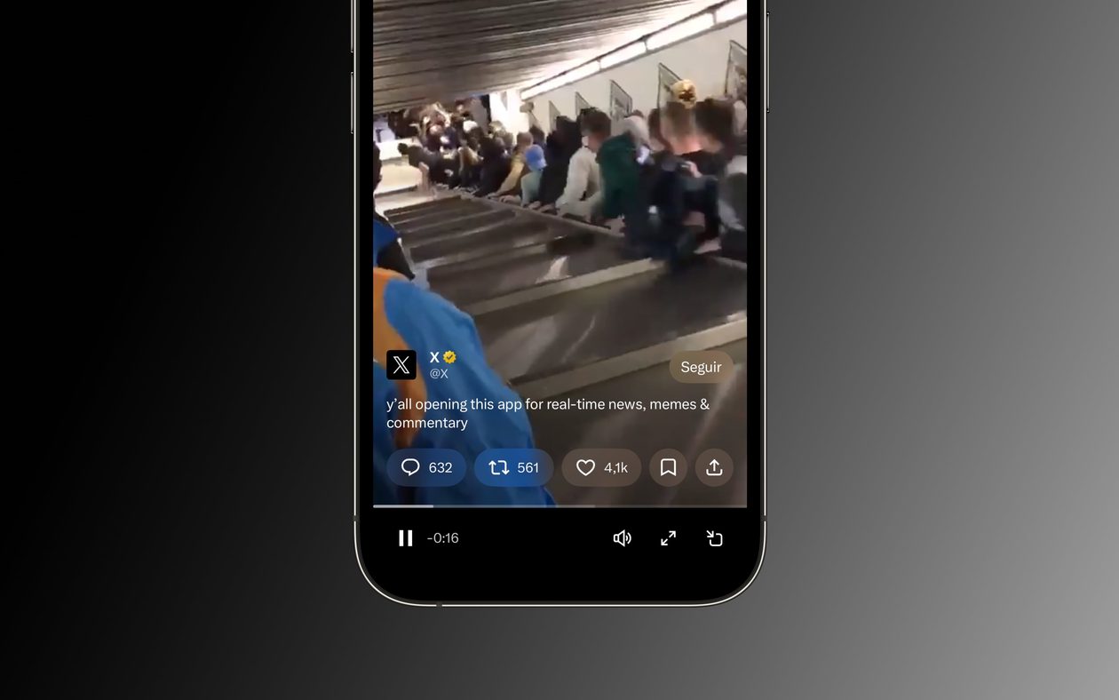 X é atualizado com novo reprodutor de vídeos imersivo em tela cheia